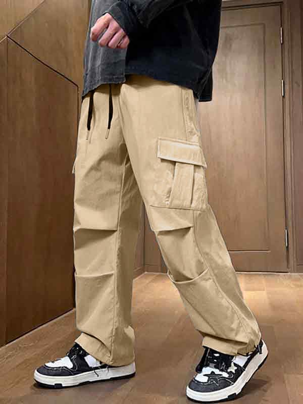 Men's Casual Pocket Cargo Pants Product Image