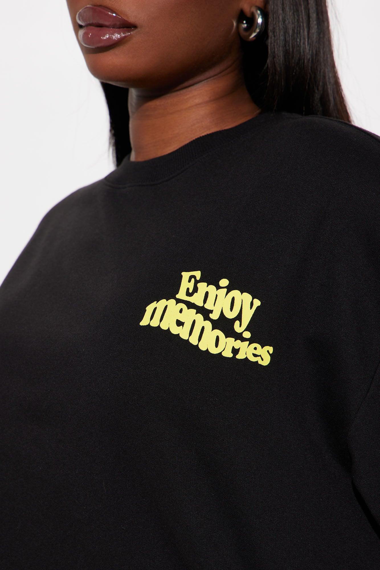If You're Ready This Sweatshirt - Black/Yellow Product Image