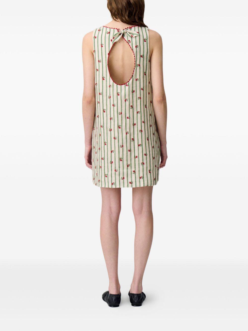 floral-embroidered minidress Product Image