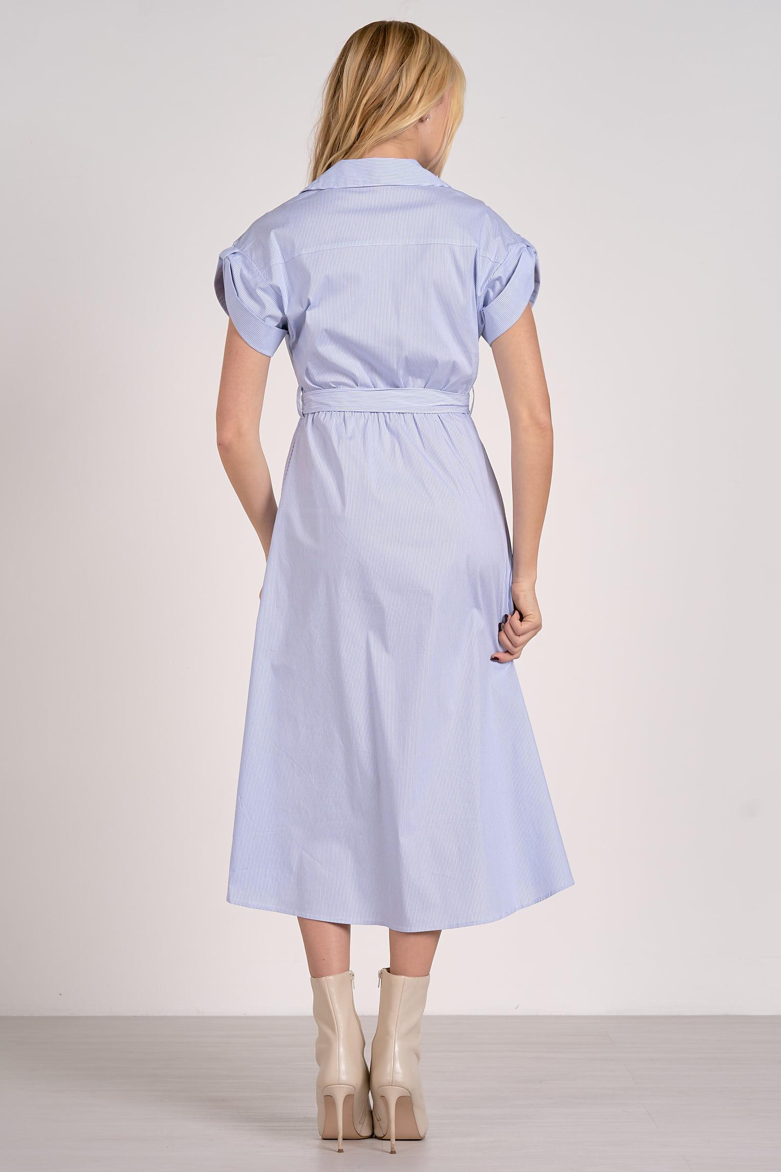 Button Front Collared Dress Product Image