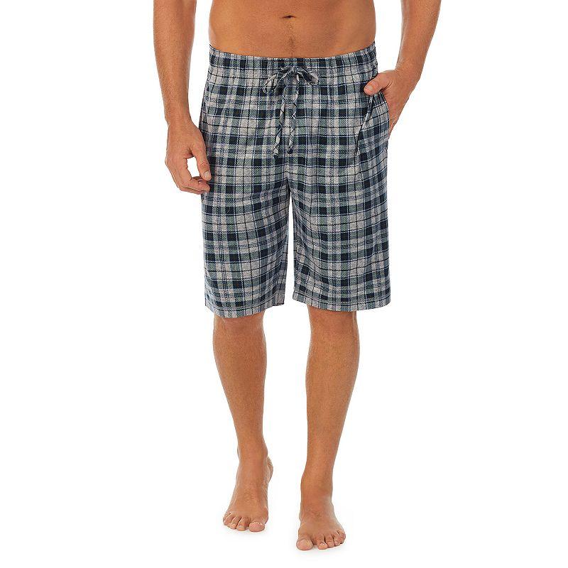 Men's Cuddl Duds® Far-Infrared Enhance Pajama Shorts, Size: XL, Black Product Image