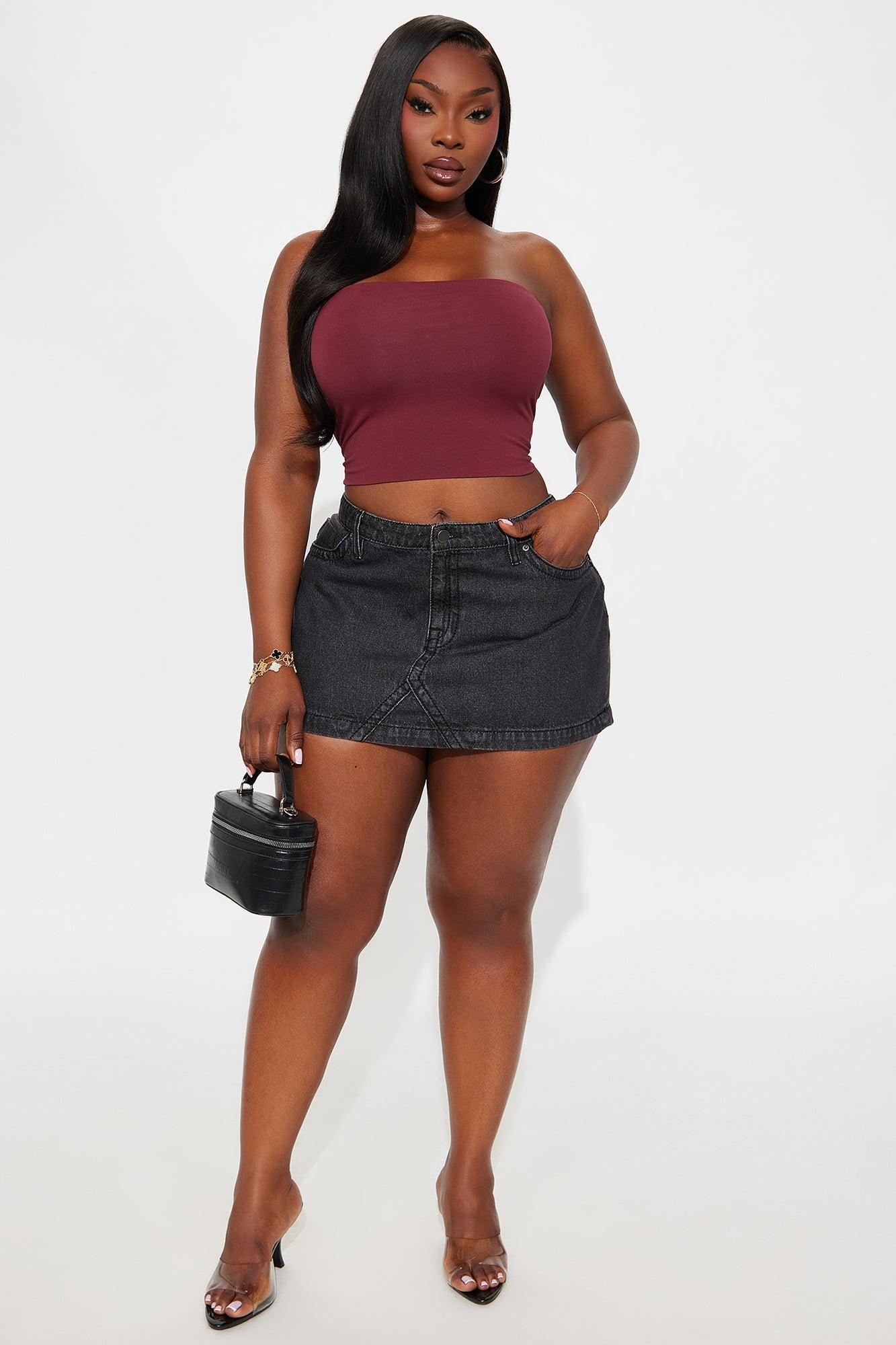 Essential Bandeau - Burgundy Female Product Image