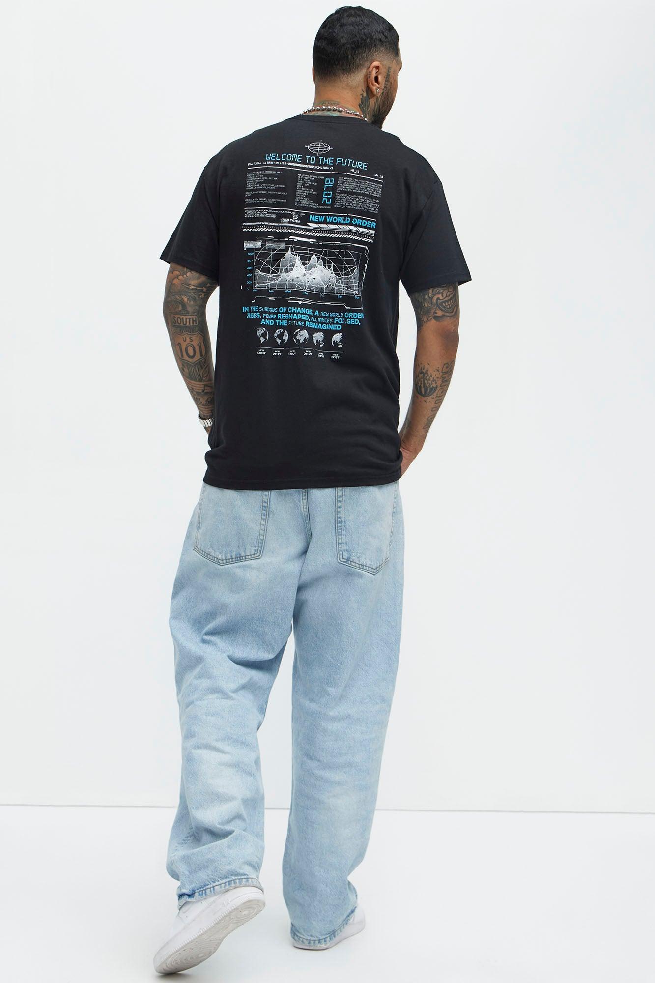 Welcome To The Future Short Sleeve Tee - Black Product Image