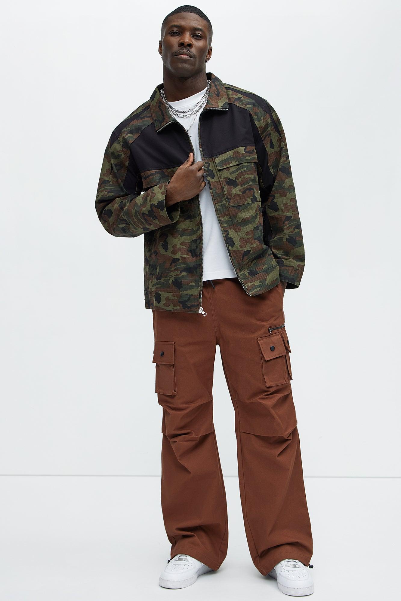 Practicable Baggy Utility Pants - Brown Product Image