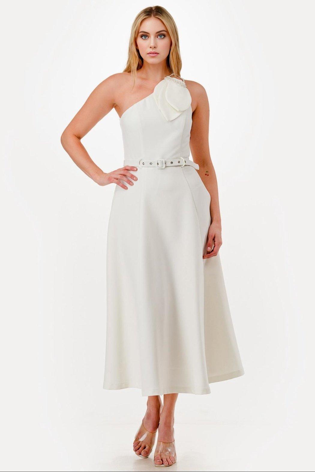 One Shoulder Dress Product Image