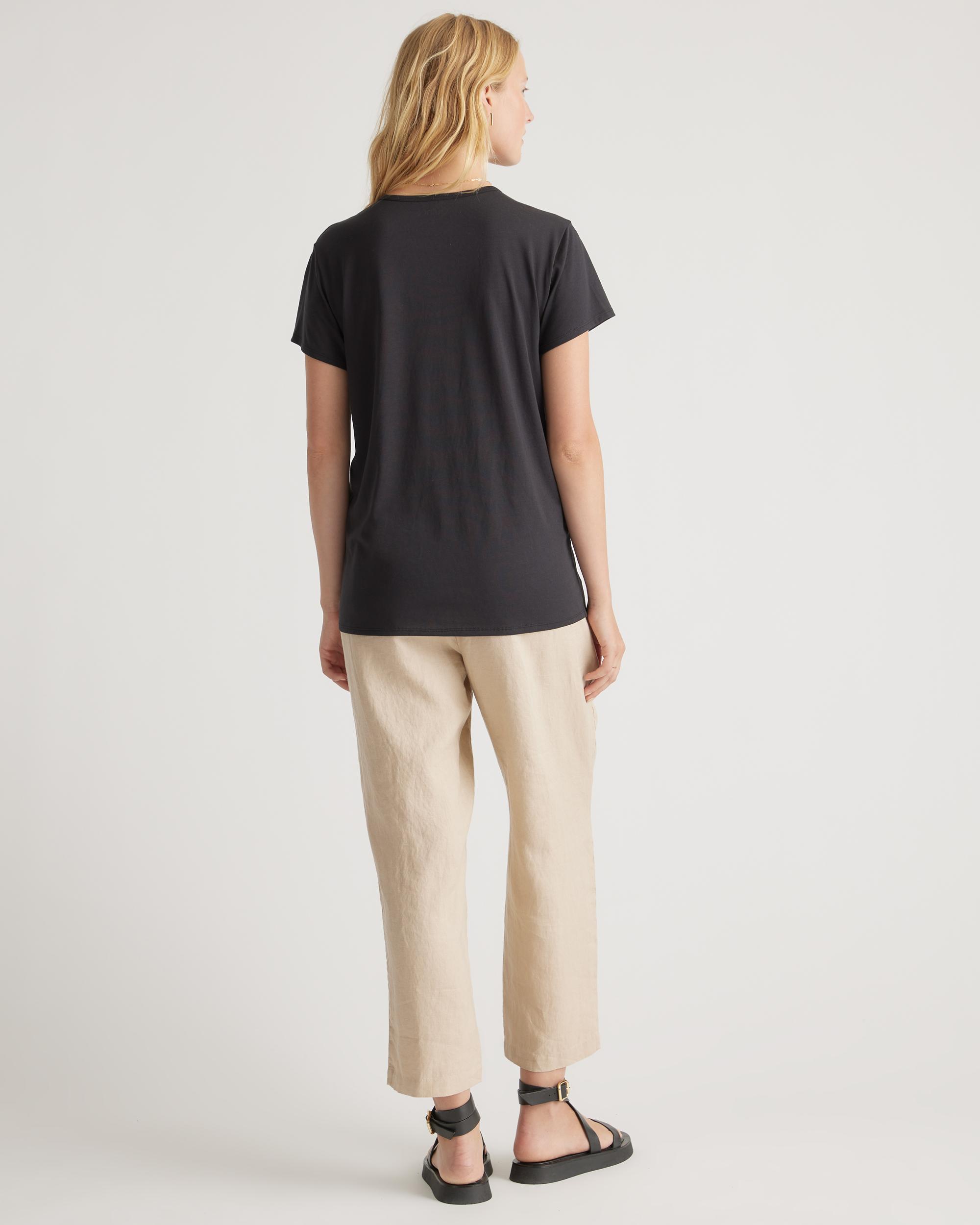 Quince | Women's Cotton Modal Maternity Crew Neck T-Shirt Size XL, Cotton/Modal Product Image