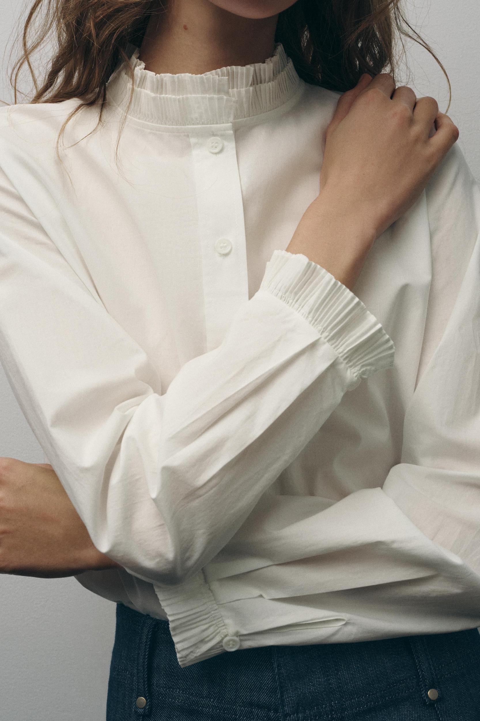 ZW COLLECTION RUFFLED SHIRT Product Image