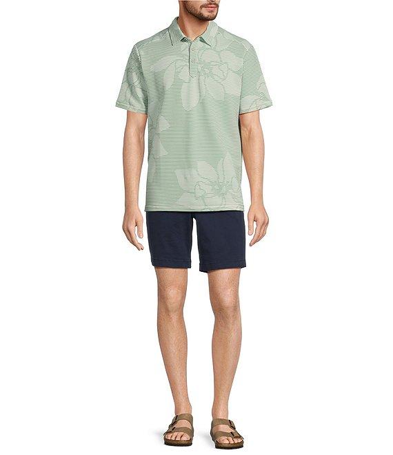 Tommy Bahama IslandZone Costa Wave Grande Fiorisce Short Sleeve Polo Shirt Product Image