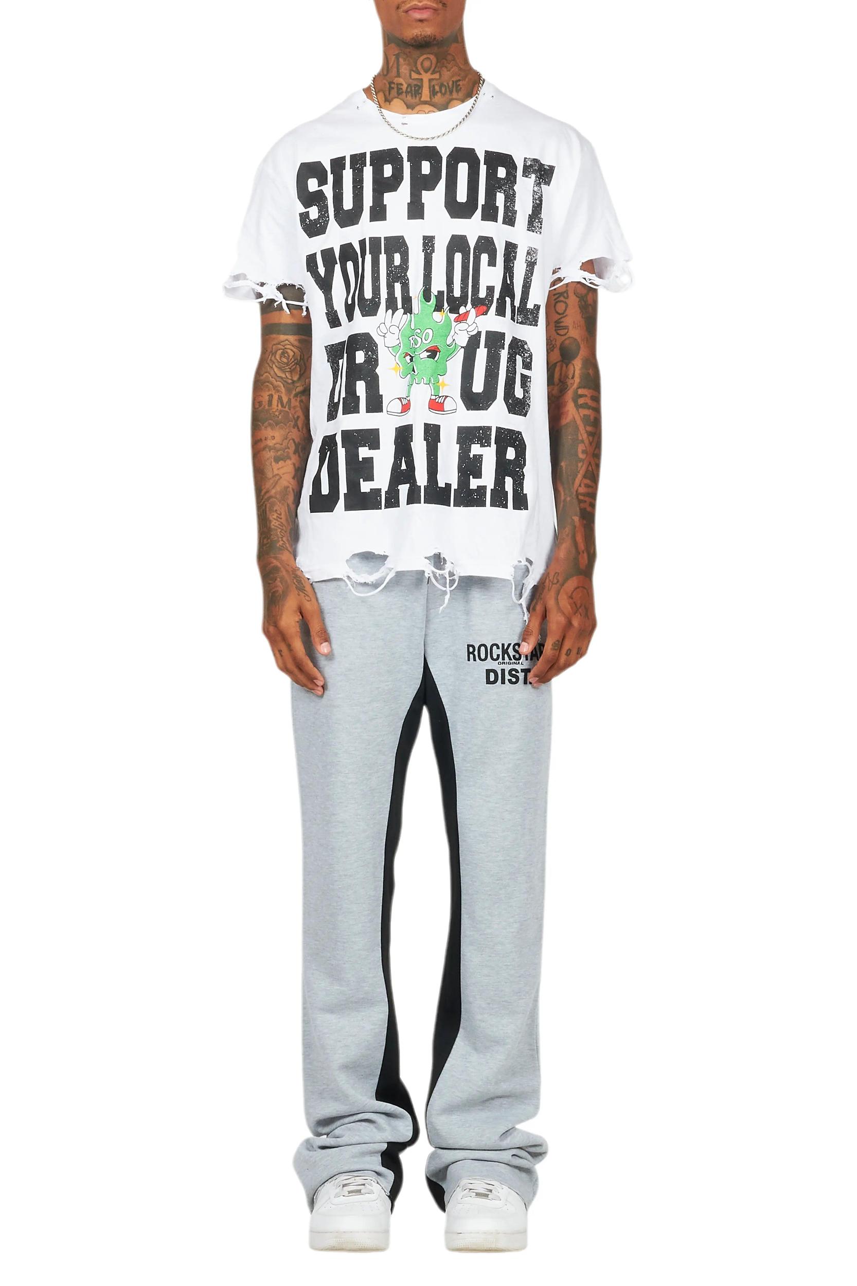 Alpine Heather Grey Baggy Pant Male Product Image