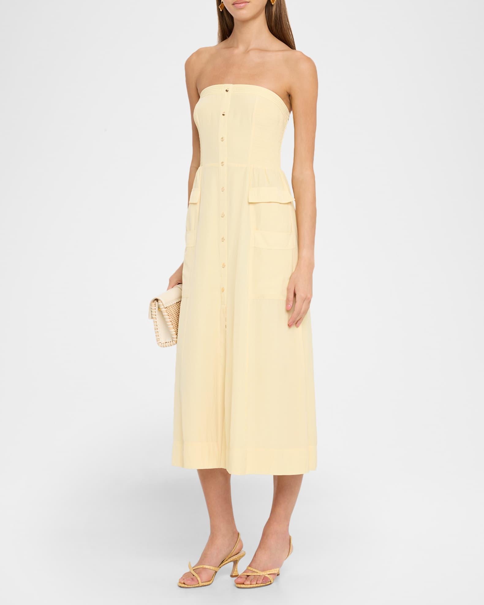 Blair Strapless Midi Dress Product Image