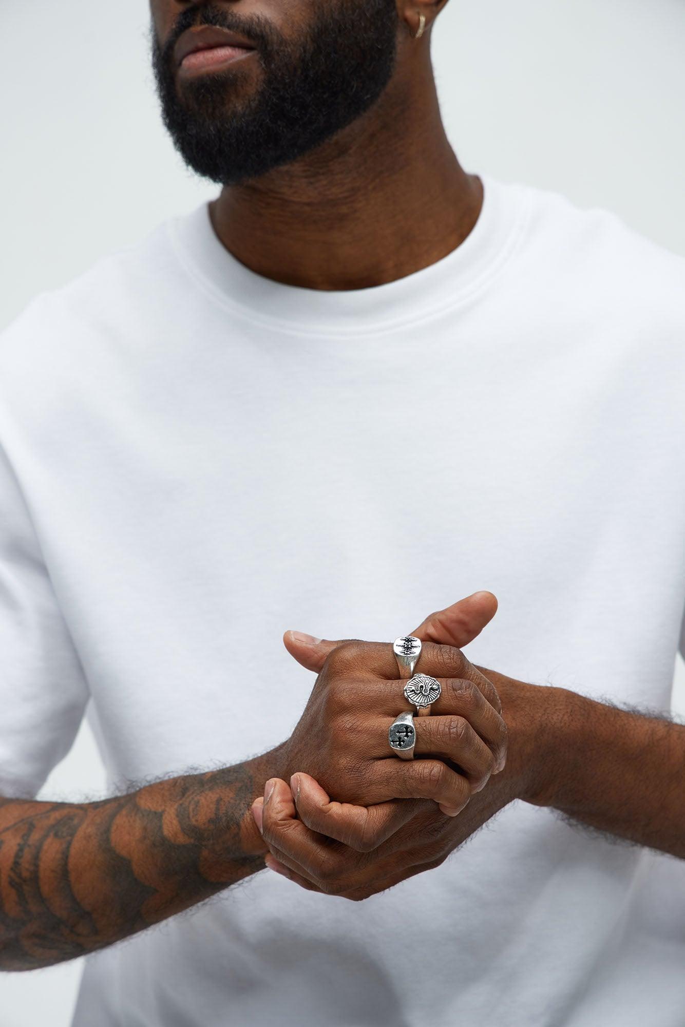 Venomous Ring Set - Silver Product Image