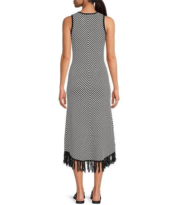 Anna & Ava Chevron Knit Tassel Cover Up Product Image