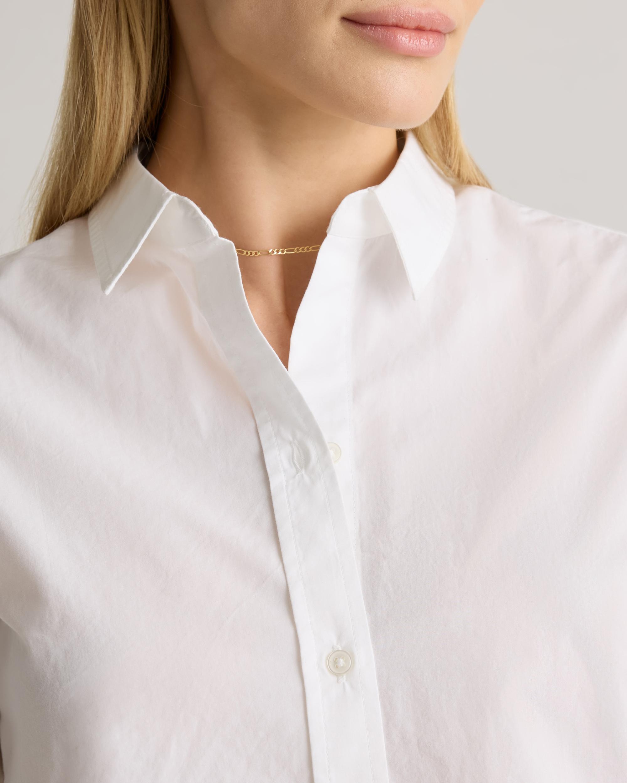 Quince | Women's Poplin Long Sleeve Shirt Organic Cotton Product Image