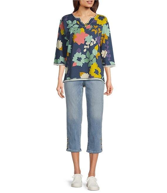 NYDJ Joni Lift Tuck® Technology Relaxed Capri Jeans Product Image