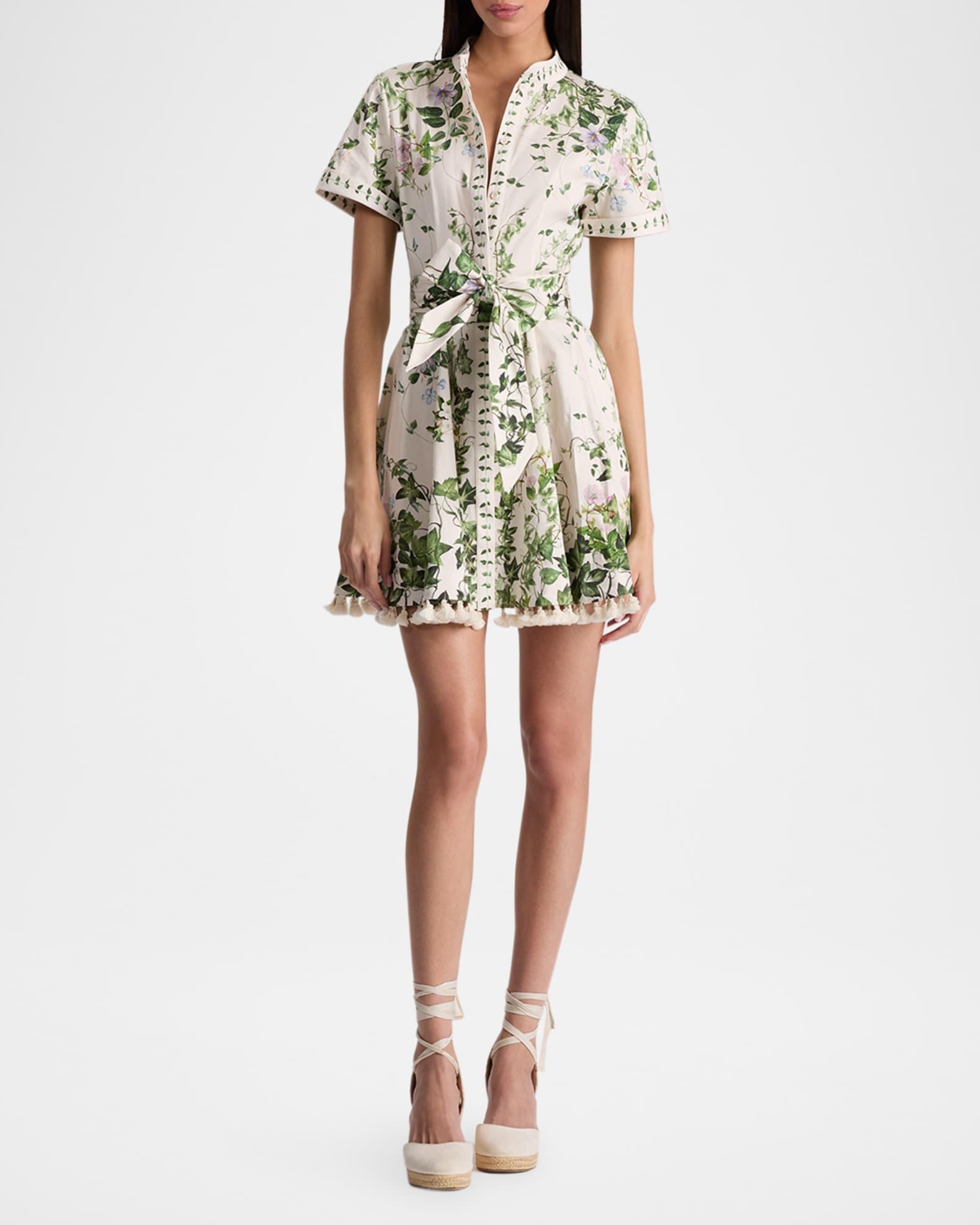 Lucy Ivy Romance Roll-Sleeve Mini Shirtdress Product Image