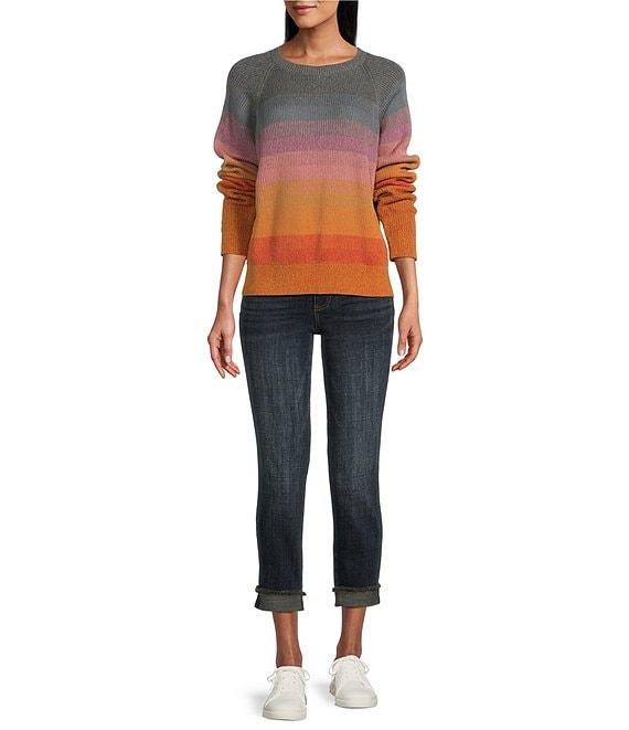 Pendleton Raglan Crew Neck Long Sleeves Stripe Sweater Product Image