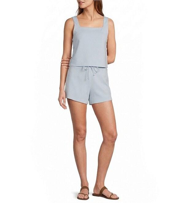 Antonio Melani Active Sweat Tencel High-Rise Tie Waist Lounge Coordinating Short Product Image