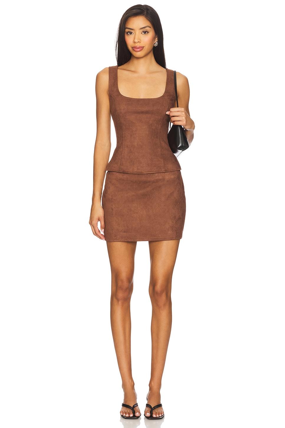 Patsie Faux Suede Top superdown Product Image