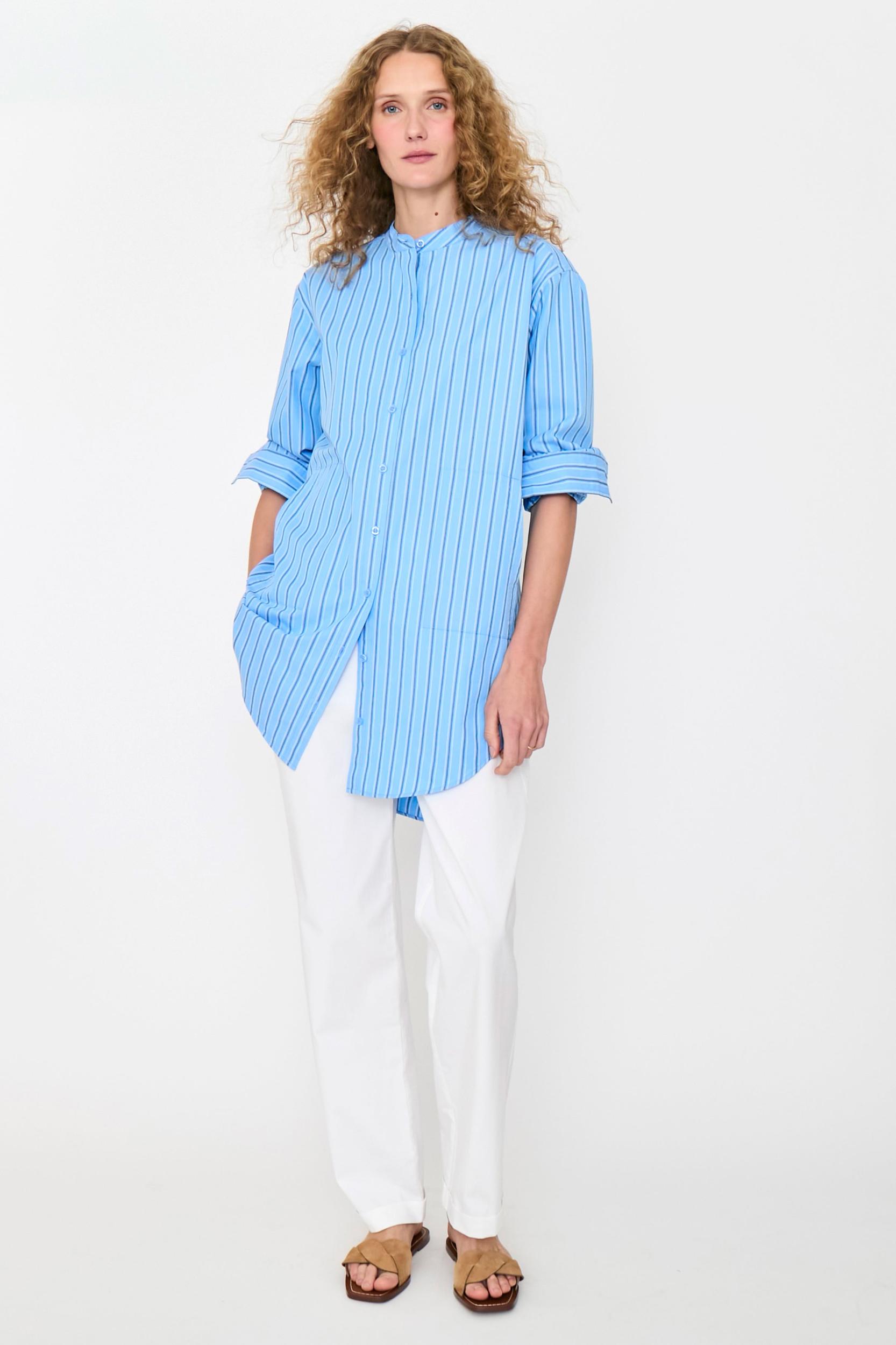 The Annika - Blue/Navy Multistripe Female Product Image