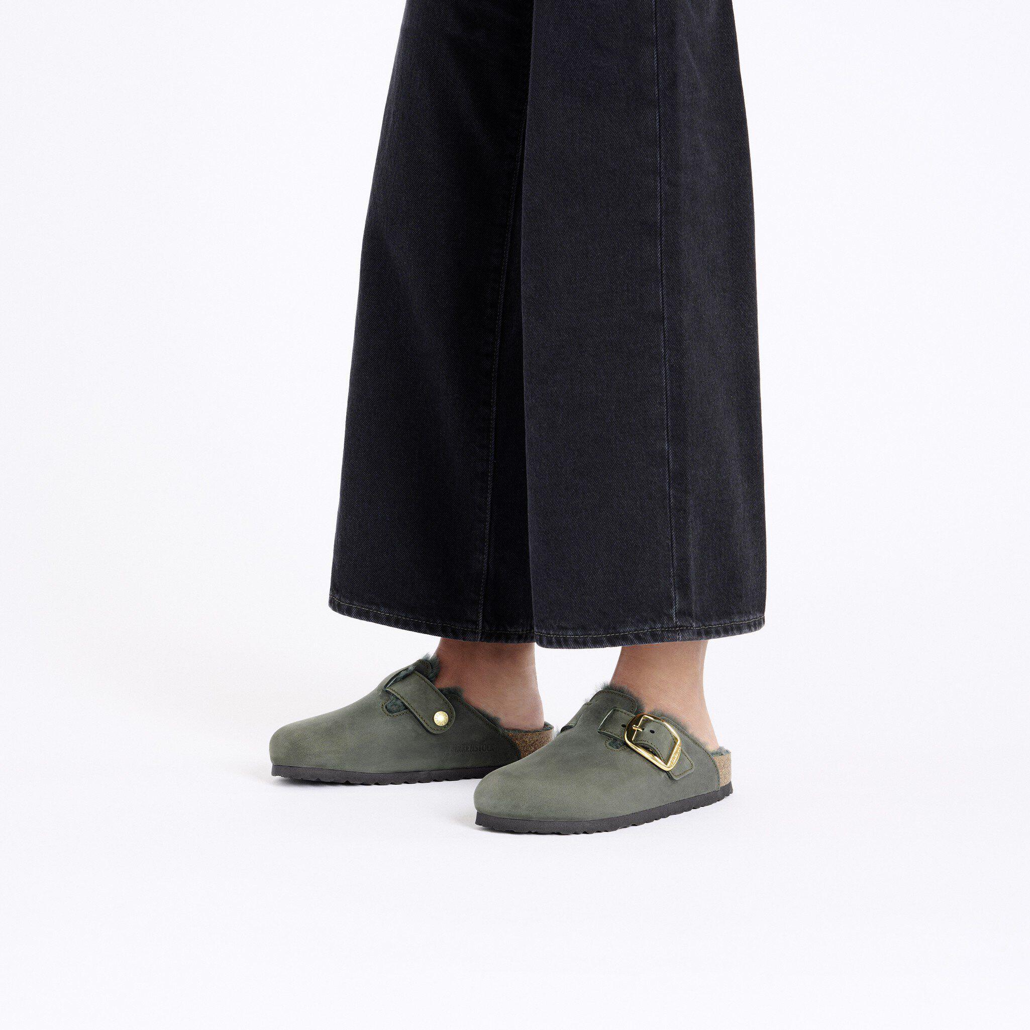 Boston Big Buckle Shearling Natural Leather Oiled Product Image