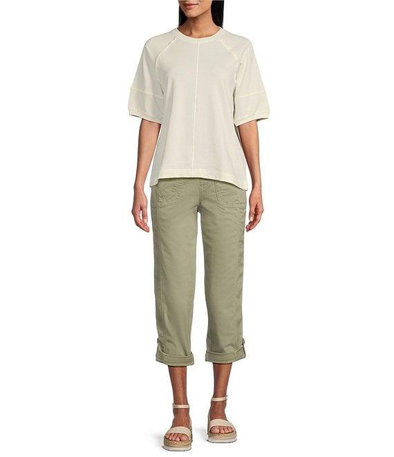 Westbound 3/4 Sleeve Crew Neck Top Product Image