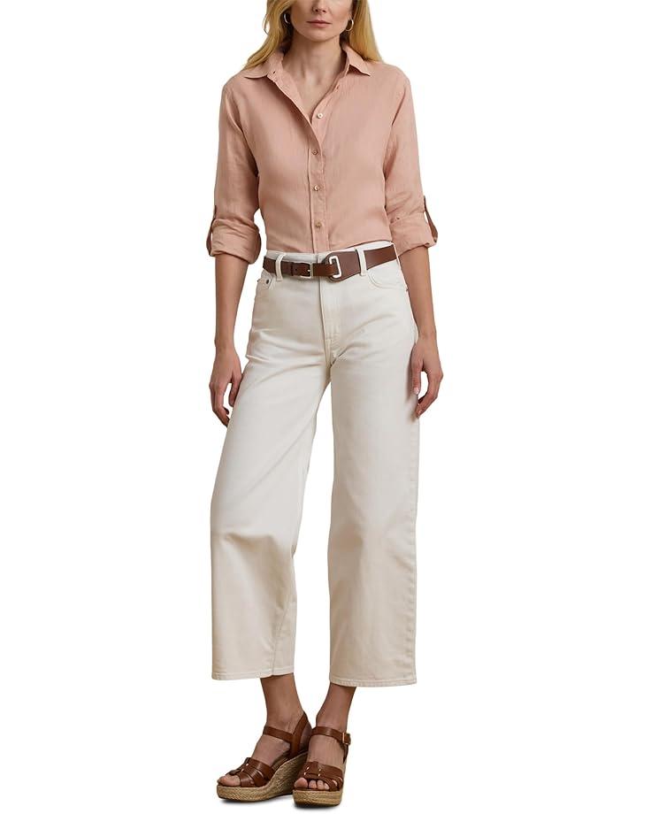 Women's Lauren Ralph Lauren Relaxed Fit Linen Shirt Product Image