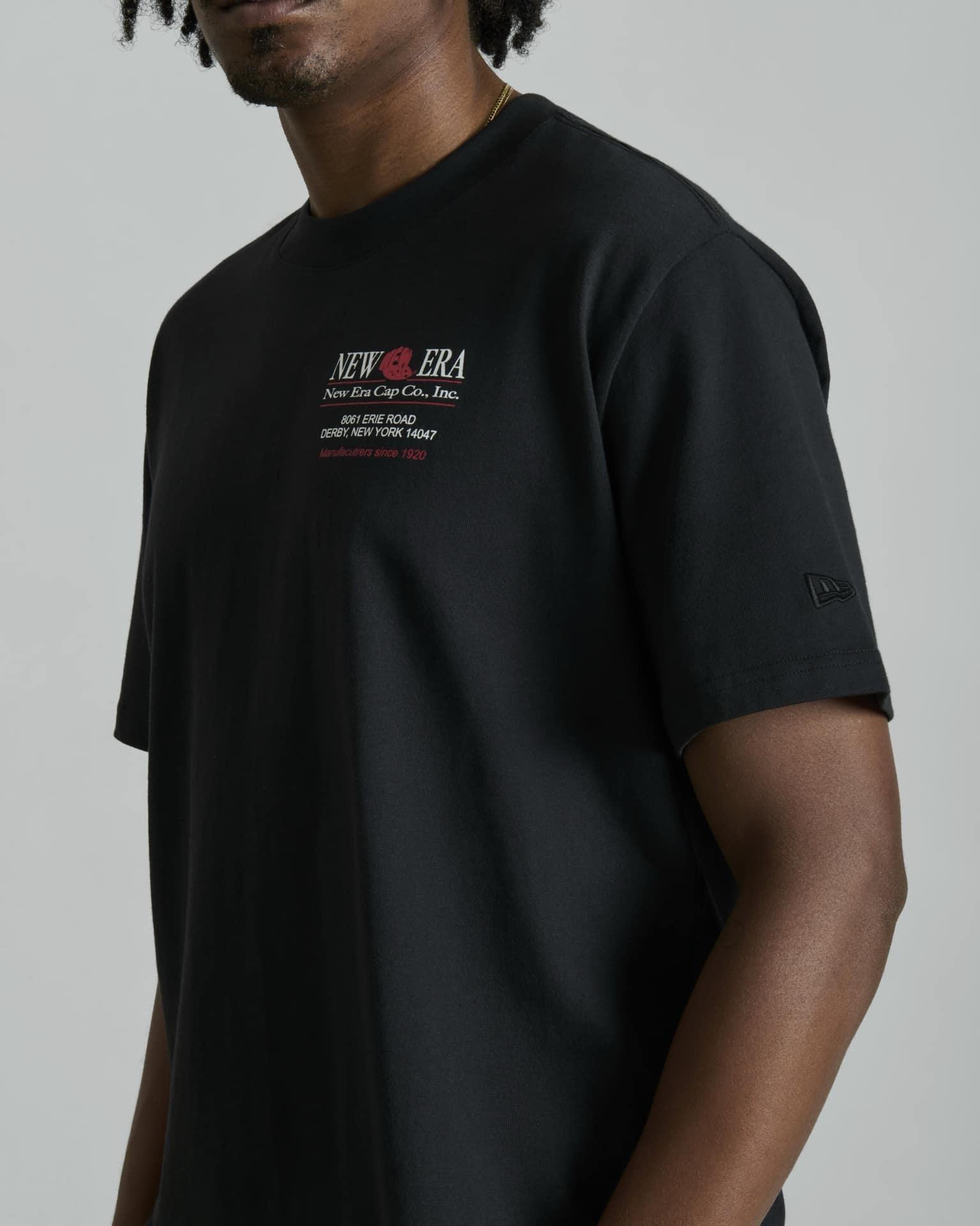 Sized Graphic Black T-Shirt Male Product Image