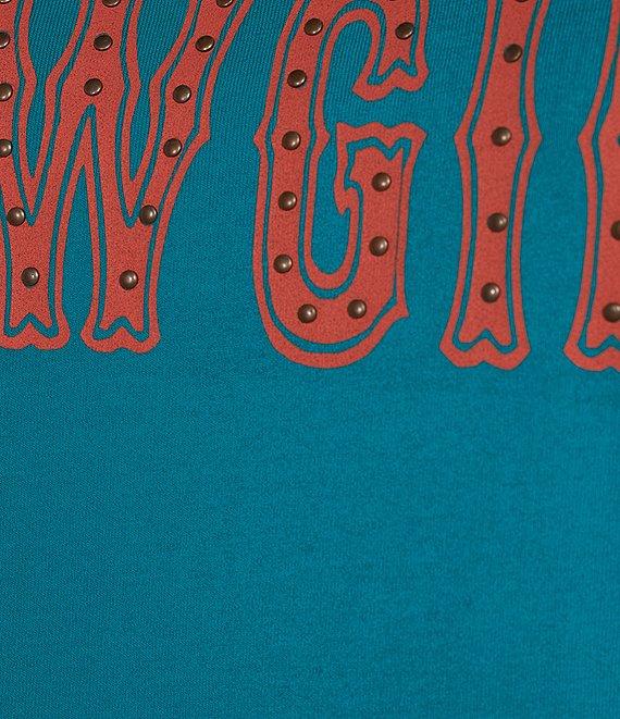 Ariat Cowgirl Studded Graphic Cropped T-Shirt Product Image