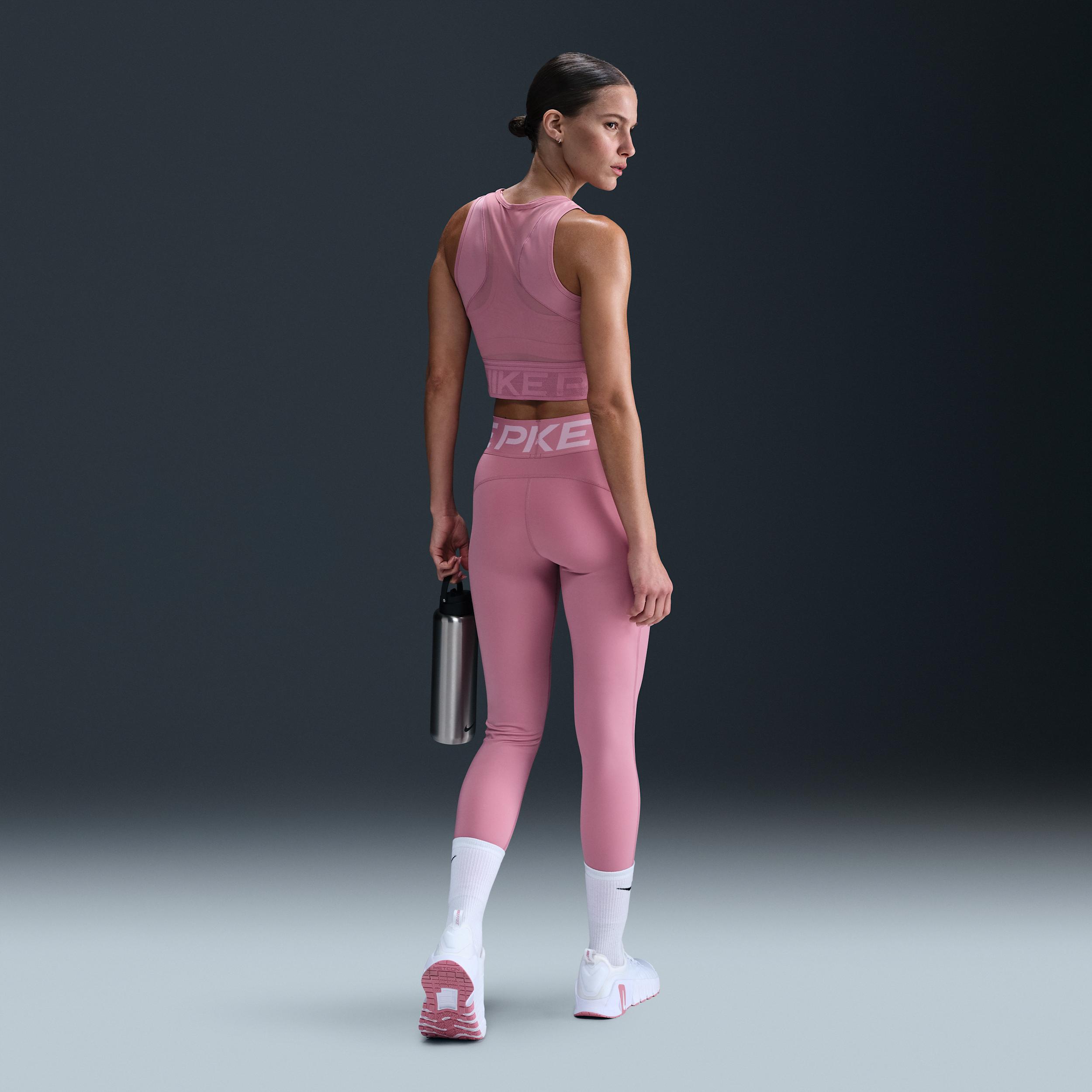 Womens Nike Pro Dri-FIT Cropped Tank Top | HJ1192-619 Product Image