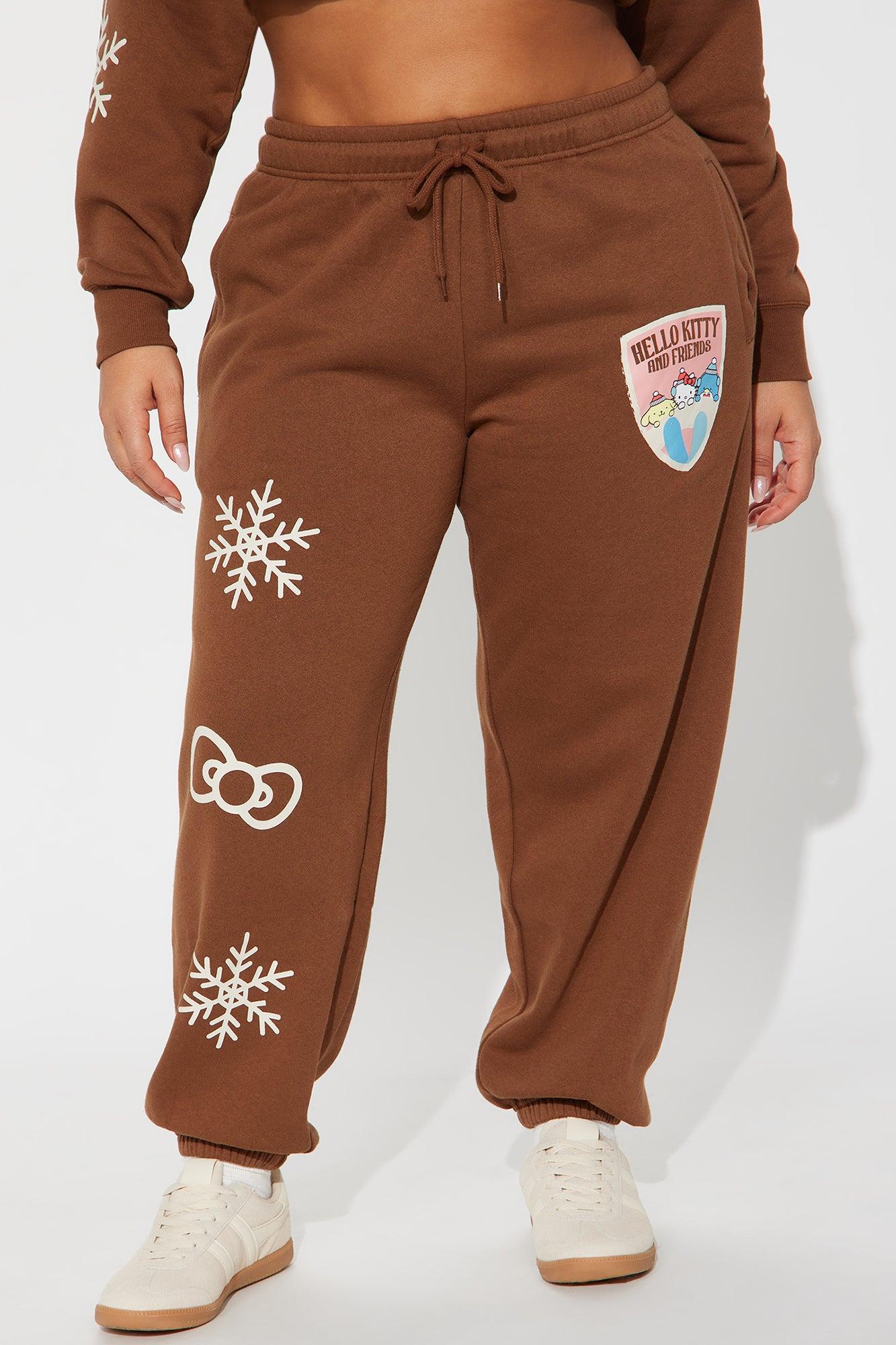 Hello Kitty Graphic Jogger - Brown/combo Product Image