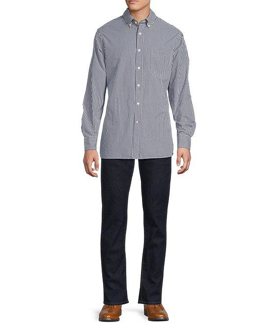 Cremieux Blue Label Gingham Poplin Long Sleeve Woven Shirt Product Image