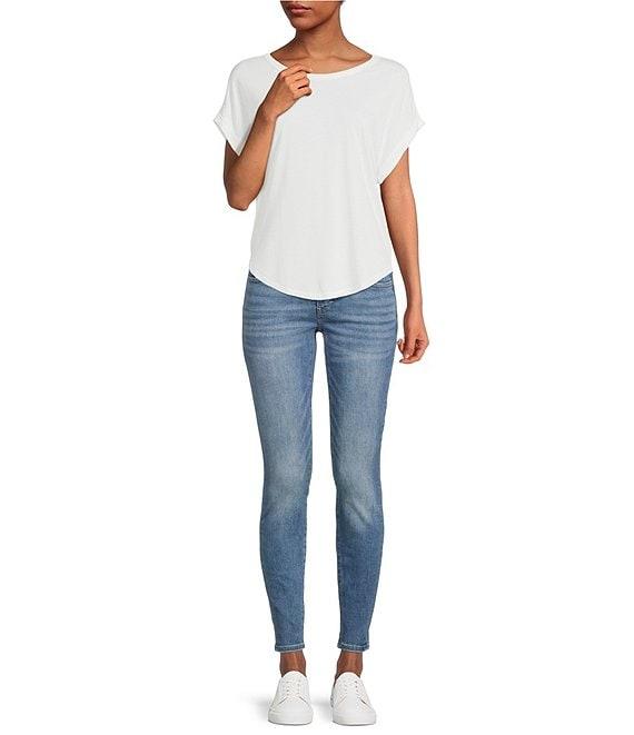 Lucky Brand Ava Button Fly Ankle Skinny Jeans Product Image