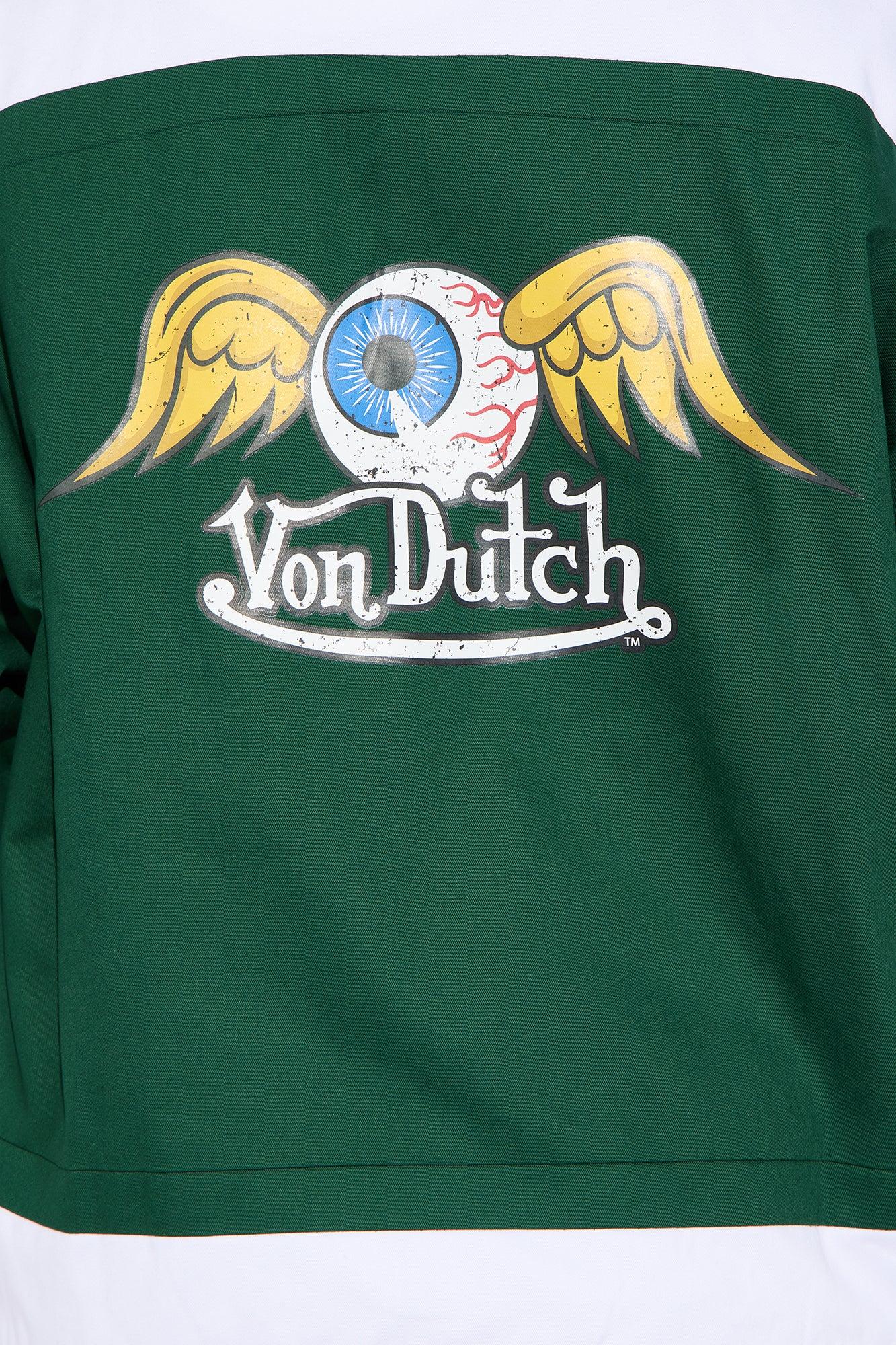 Von Dutch Bomber Jacket - Hunter Green Product Image