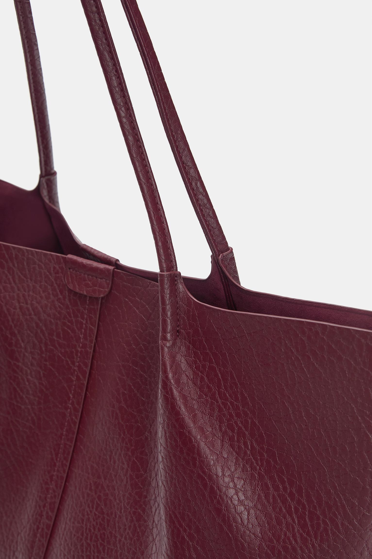 Faux leather shopper bag Product Image