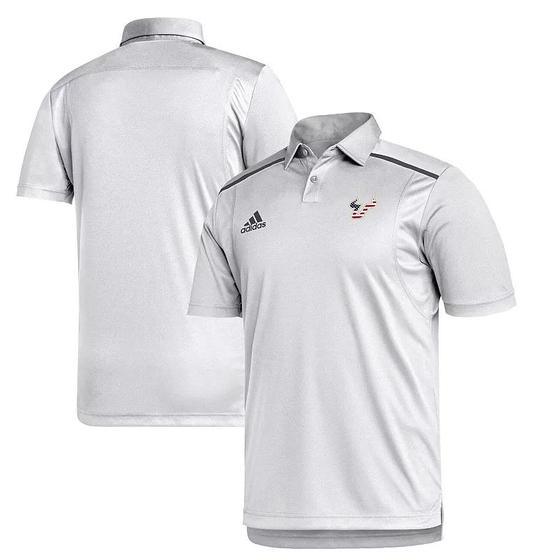 Men's adidas  White South Florida Bulls Stars & Stripes Classic AEROREADY Polo, Size: Small, Usf White Product Image