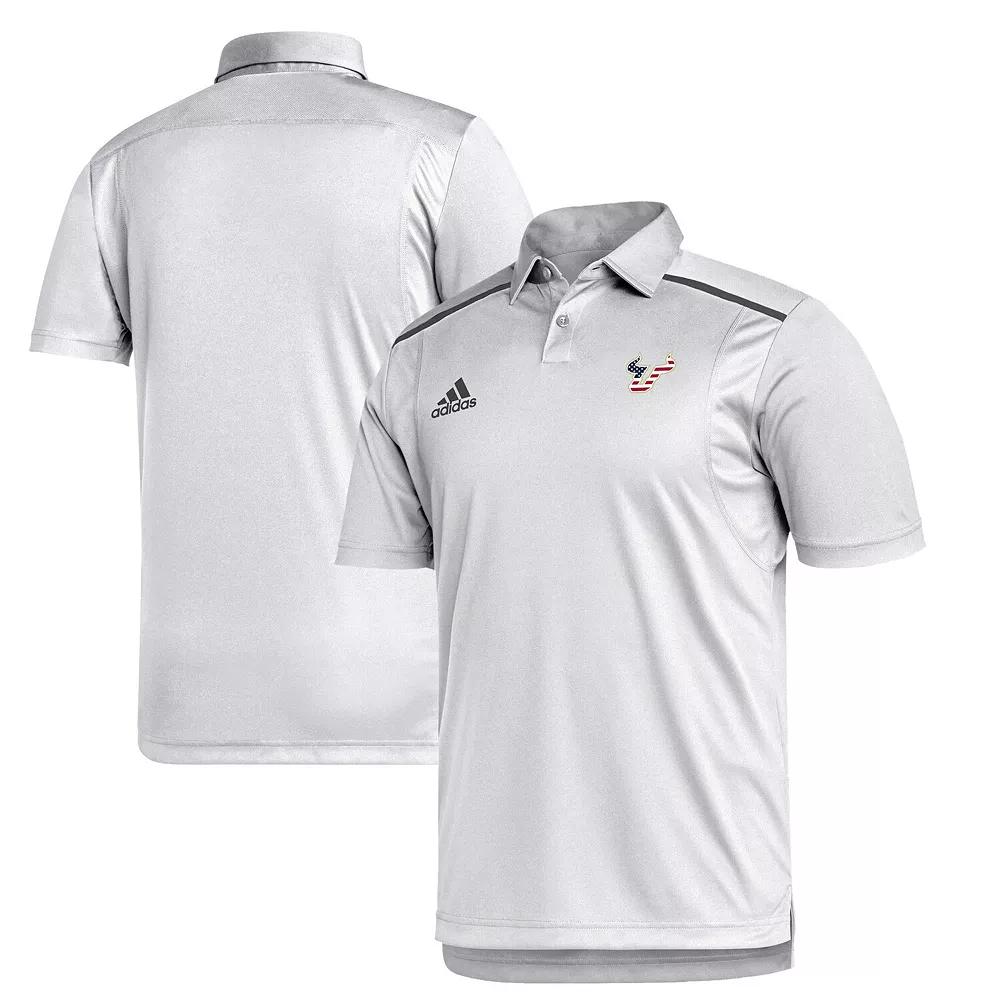 Men's adidas  White South Florida Bulls Stars & Stripes Classic AEROREADY Polo, Size: Small, Usf White Product Image
