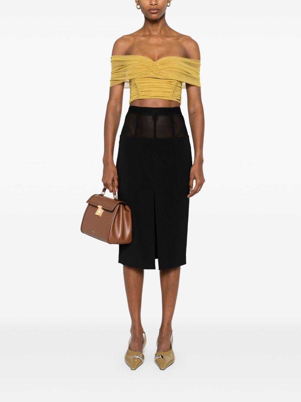 polka-dot tulle top Product Image