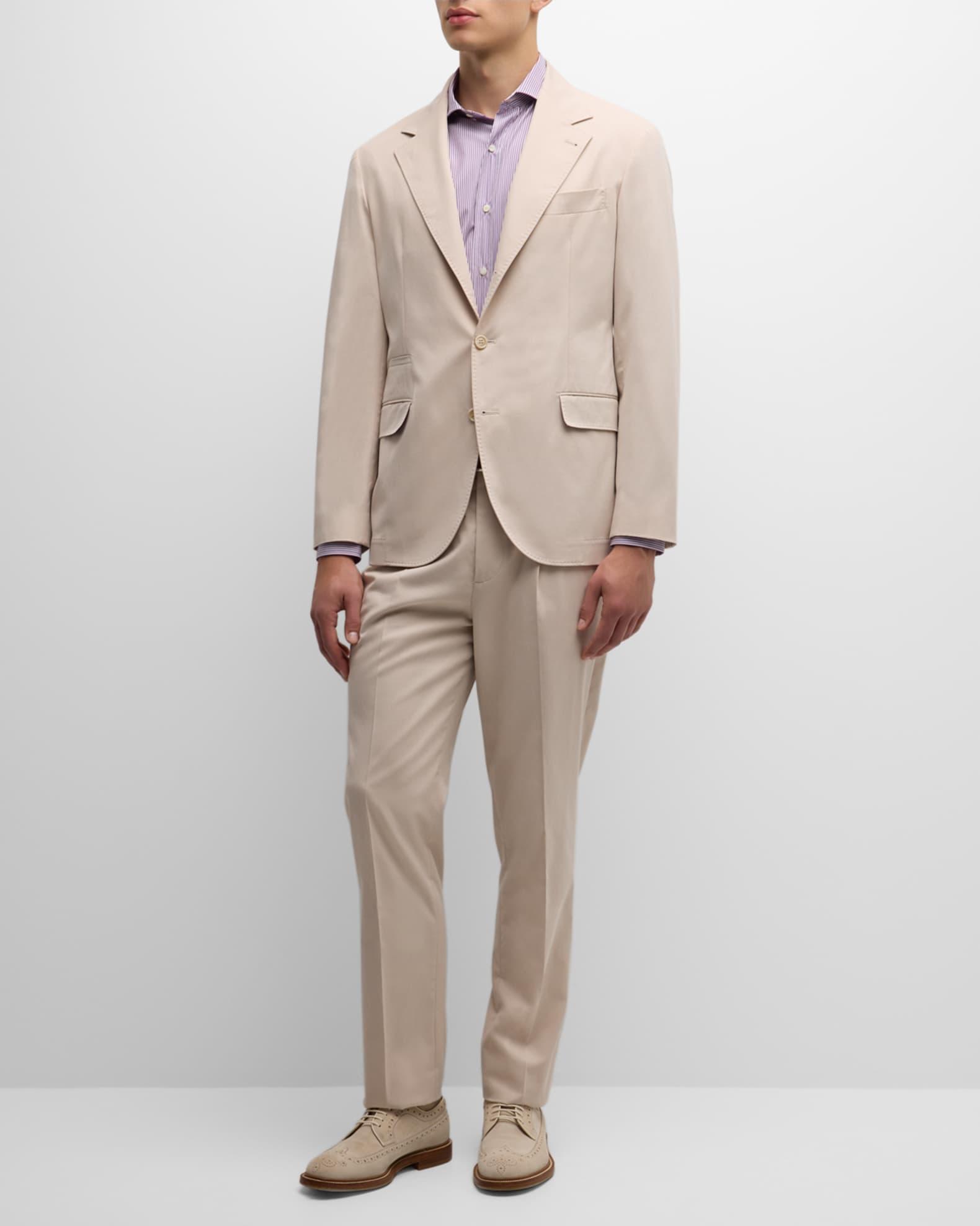 Men's Cotton Blend Suit Product Image