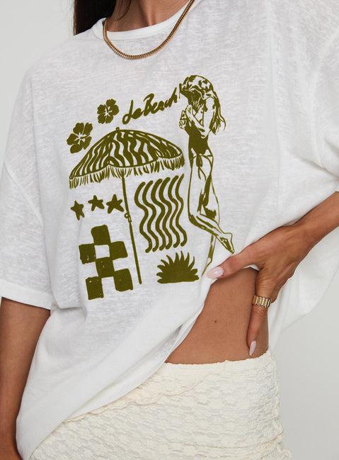 Nozomi Tee White Product Image