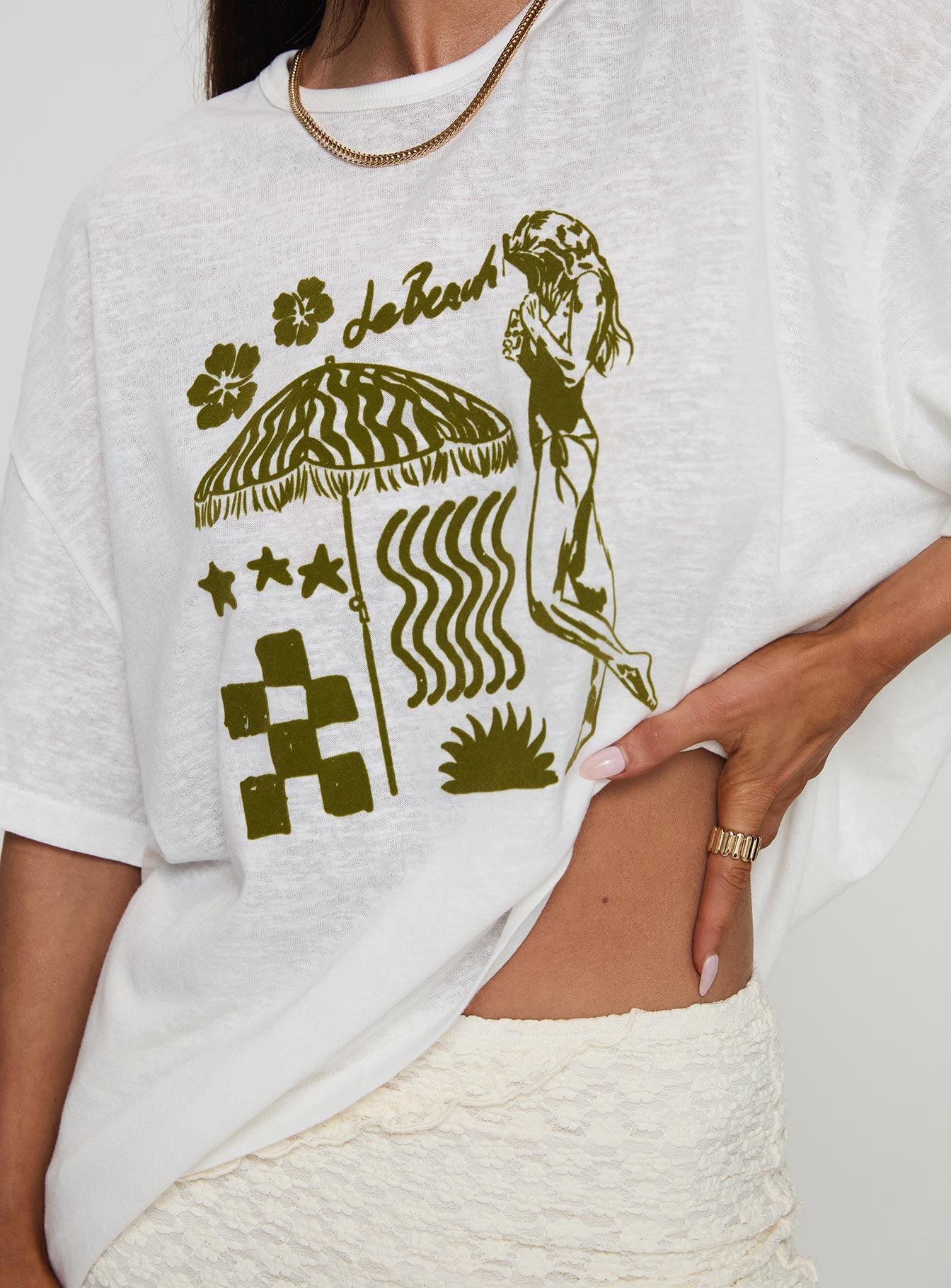 Nozomi Tee White Product Image