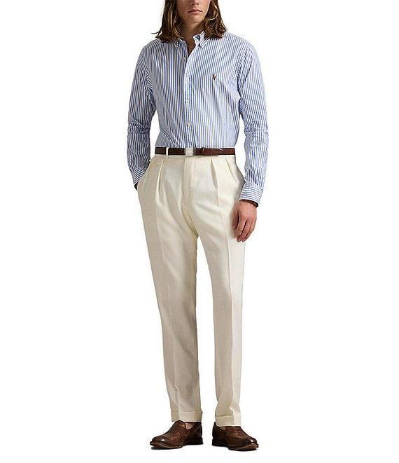 Polo Ralph Lauren Washed Pinpoint Oxford Long-Sleeve Woven Shirt Product Image