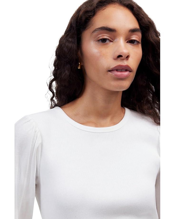 Modal Rib Long Sleeve Crew Neck Product Image