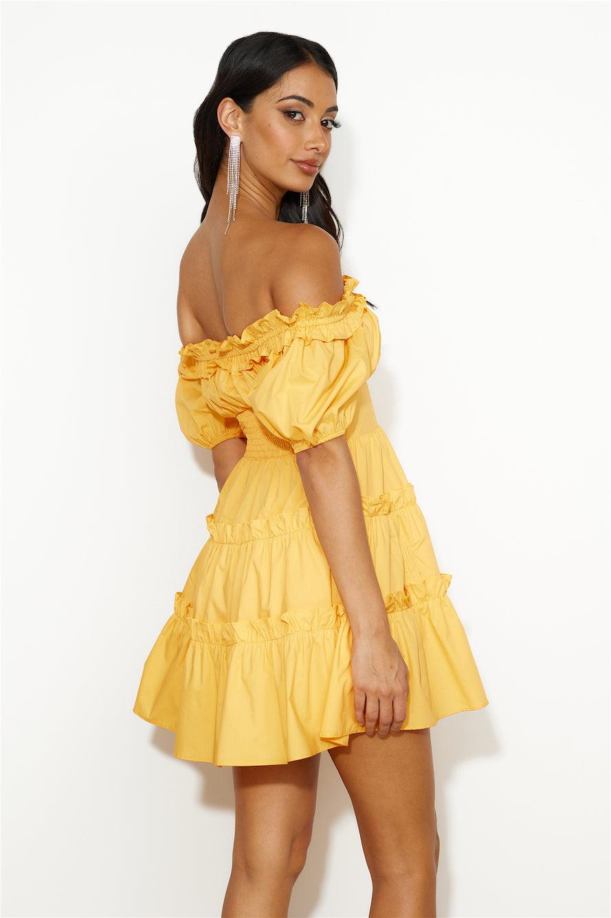 Pop The Question Mini Dress Mango Product Image