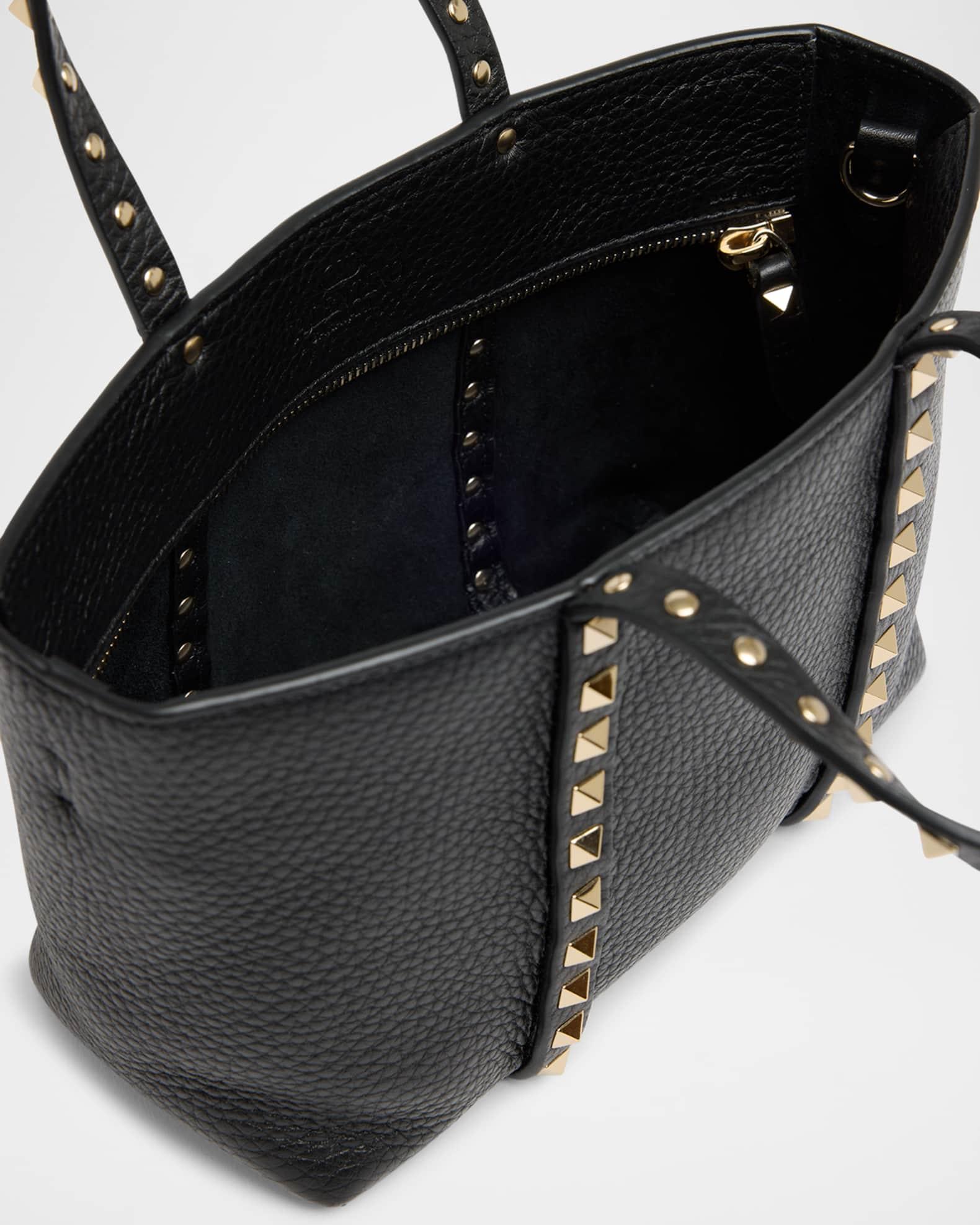 Mini Rockstud Leather Tote Bag Product Image