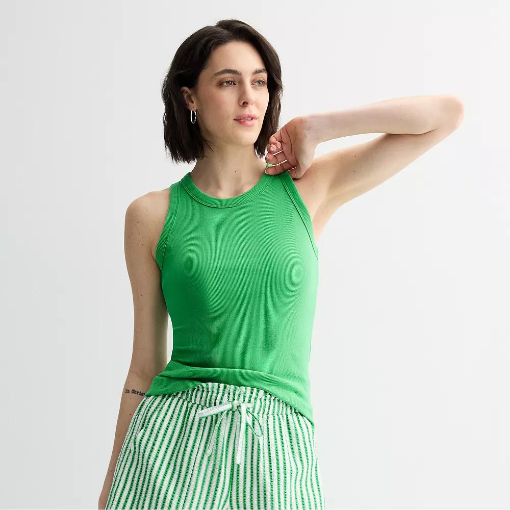 Petite Sonoma Goods For Life® High Neck Layering Tank Top, Women's,  Product Image