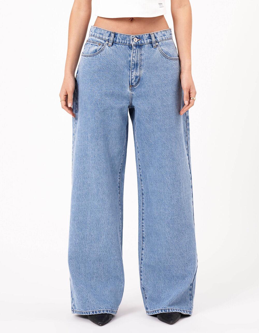 ABRAND 95 Gigi Mid Super Baggy Womens Jeans - MEDIUM WASH Product Image