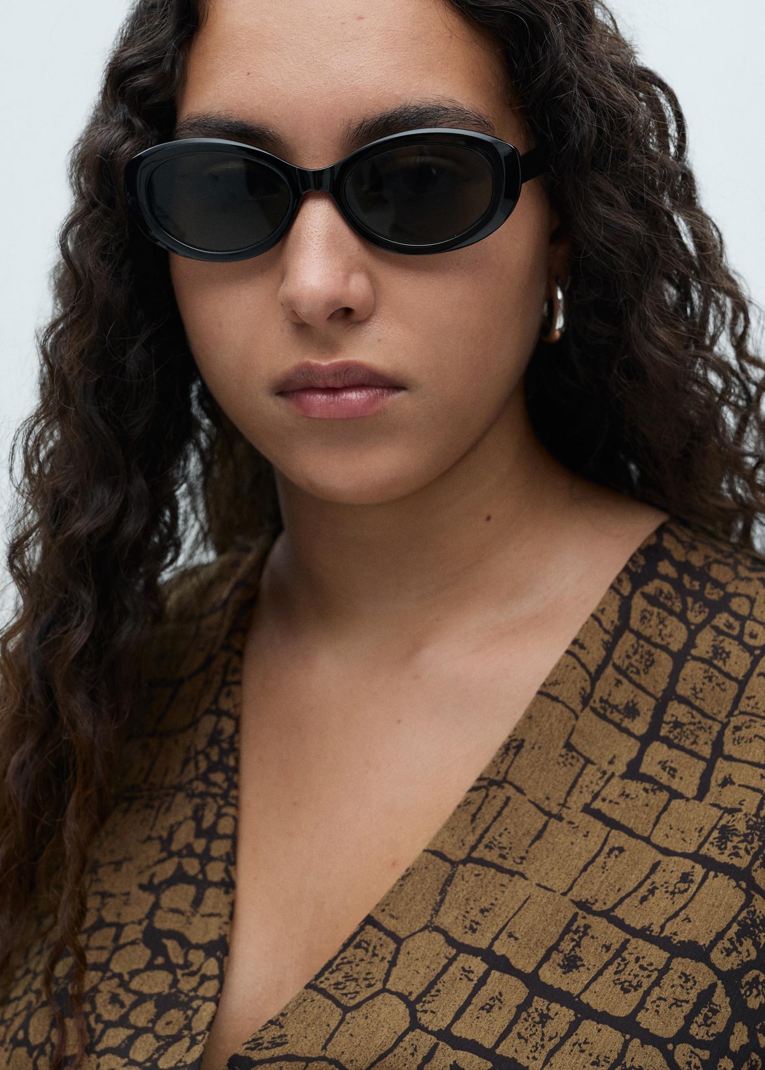 Animal print ruffle dress - Women | MANGO USA Product Image