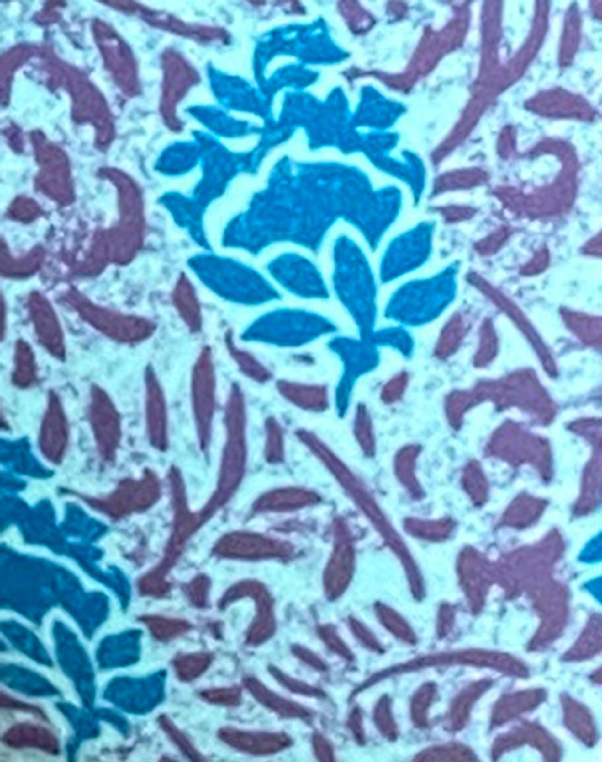 Laufey Bikini Top in Bohemian Botanical Blue Female Product Image