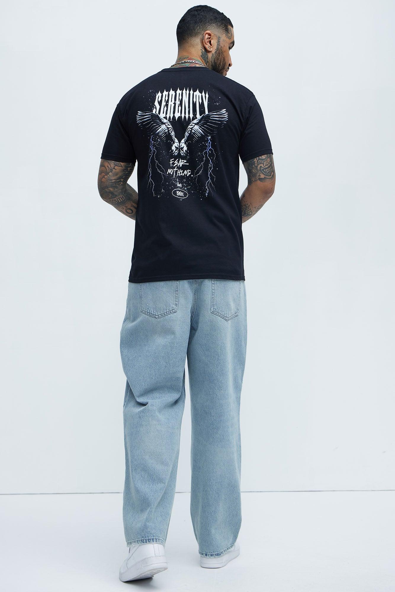 Serenity Fear Nothing Short Sleeve Tee - Black Product Image