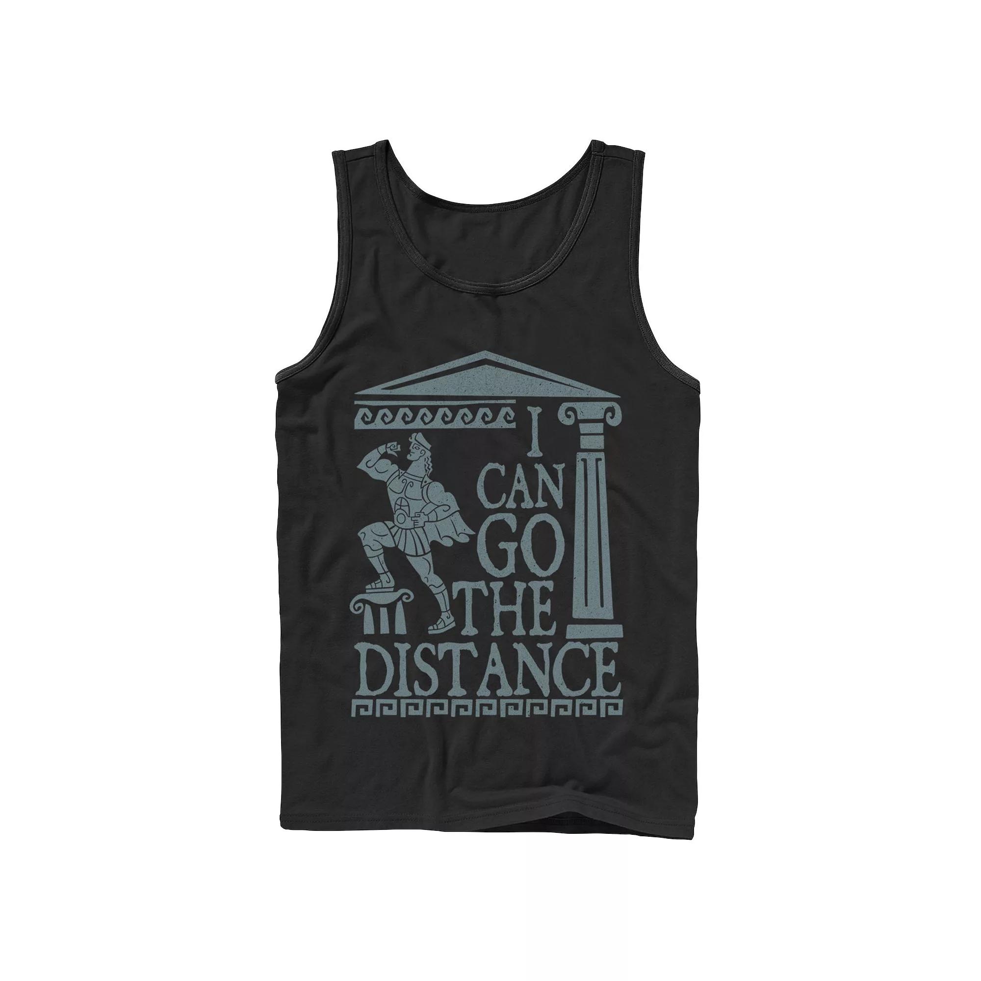 Men's Disney's Hercules Go The Distance Greek Art Tank Top, Size: XL, Black Product Image